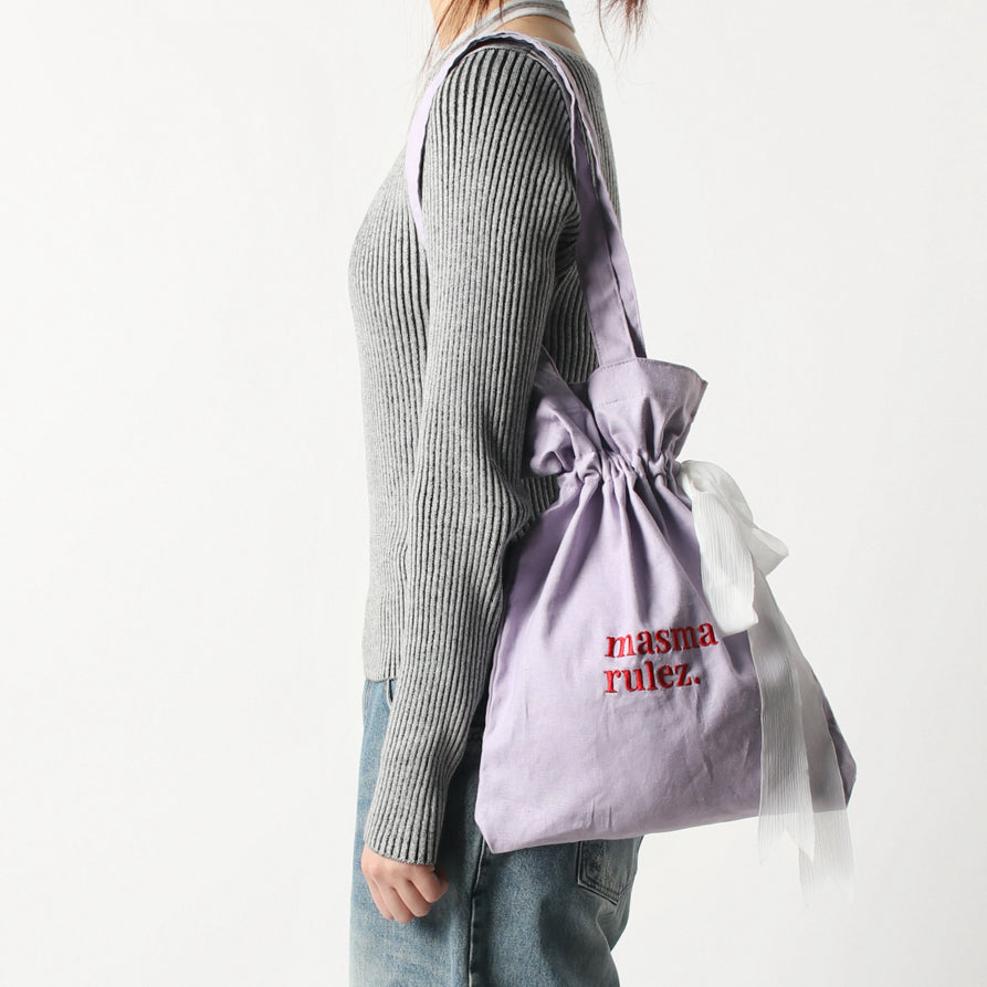 Masmarulez Ribbon eco bag (4色)