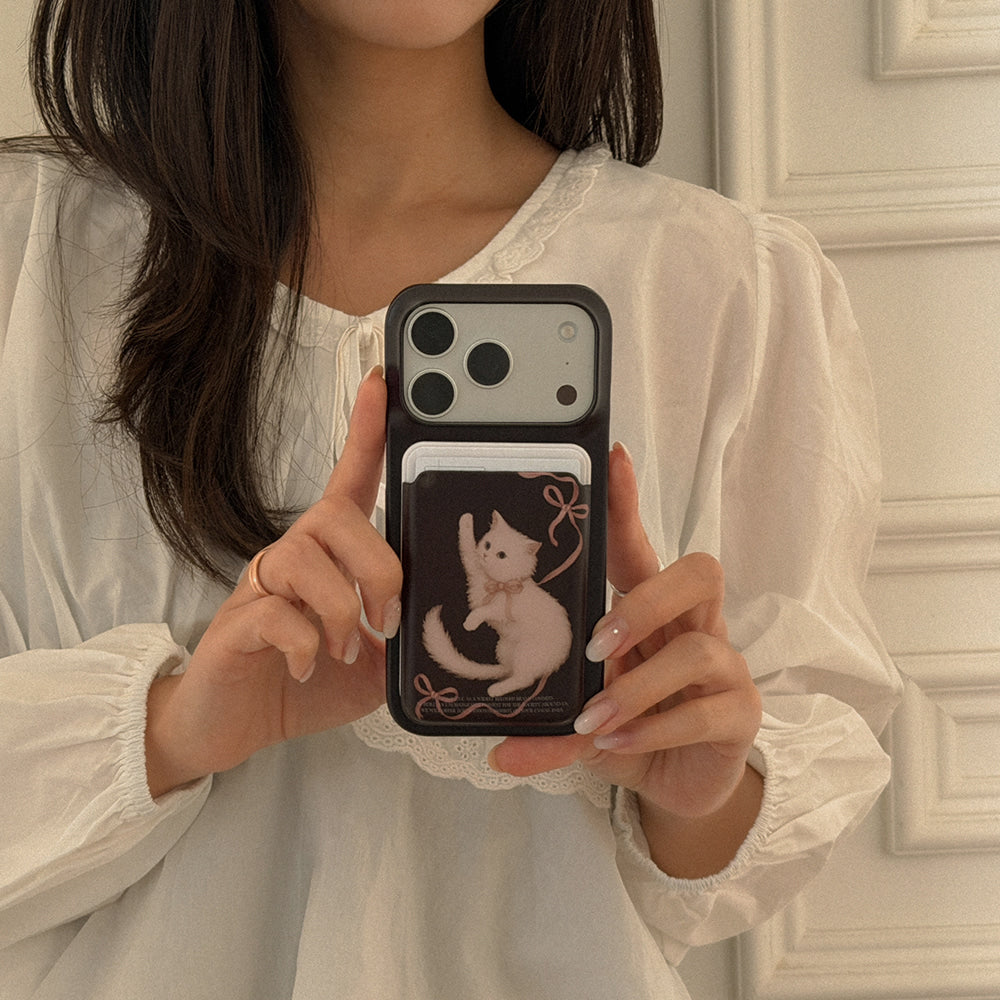 Velvet Kitten Phone Case (Hard/Card Storage/Magsafe)