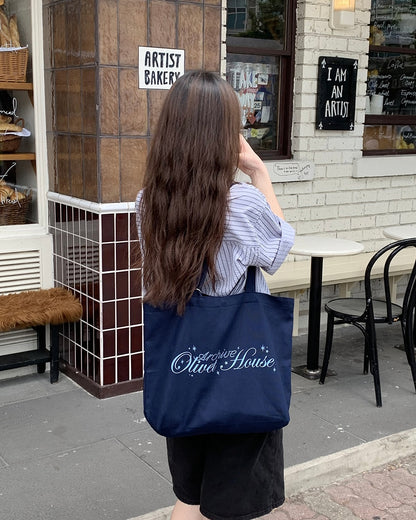 Olivet archive eco bag (navy)