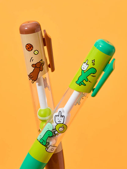 Joguman Studio Beaded Pen Set (Brachio&Woody) (Throw Away)