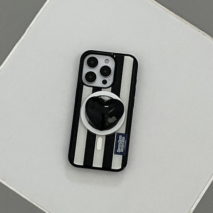 【Set】Basic Stripe Label (Magsafe Bumper) + Magsafe Resin Tok