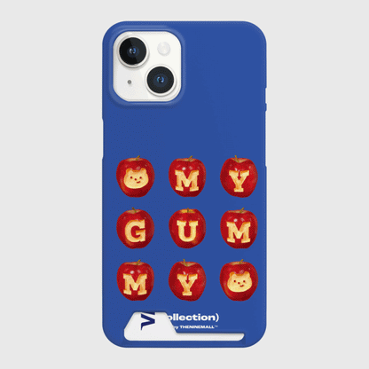 Apple Gummy Collection Phone Case (Hard/Card Storage) (2色)