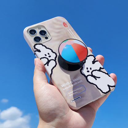 573 ML-Beach Molli Ball Phone Case (Hard 普通硬殼)