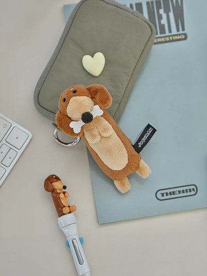 Joguman Studio [Office] Brachio/Woody Plush Keyring