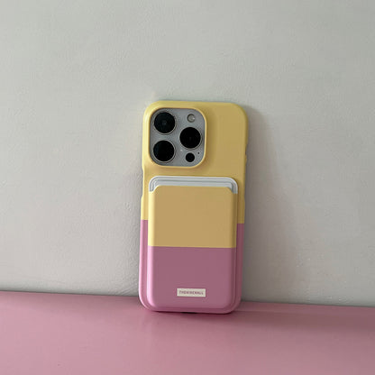 【Set】Half Coloring (Magsafe Hard) + Card Slot