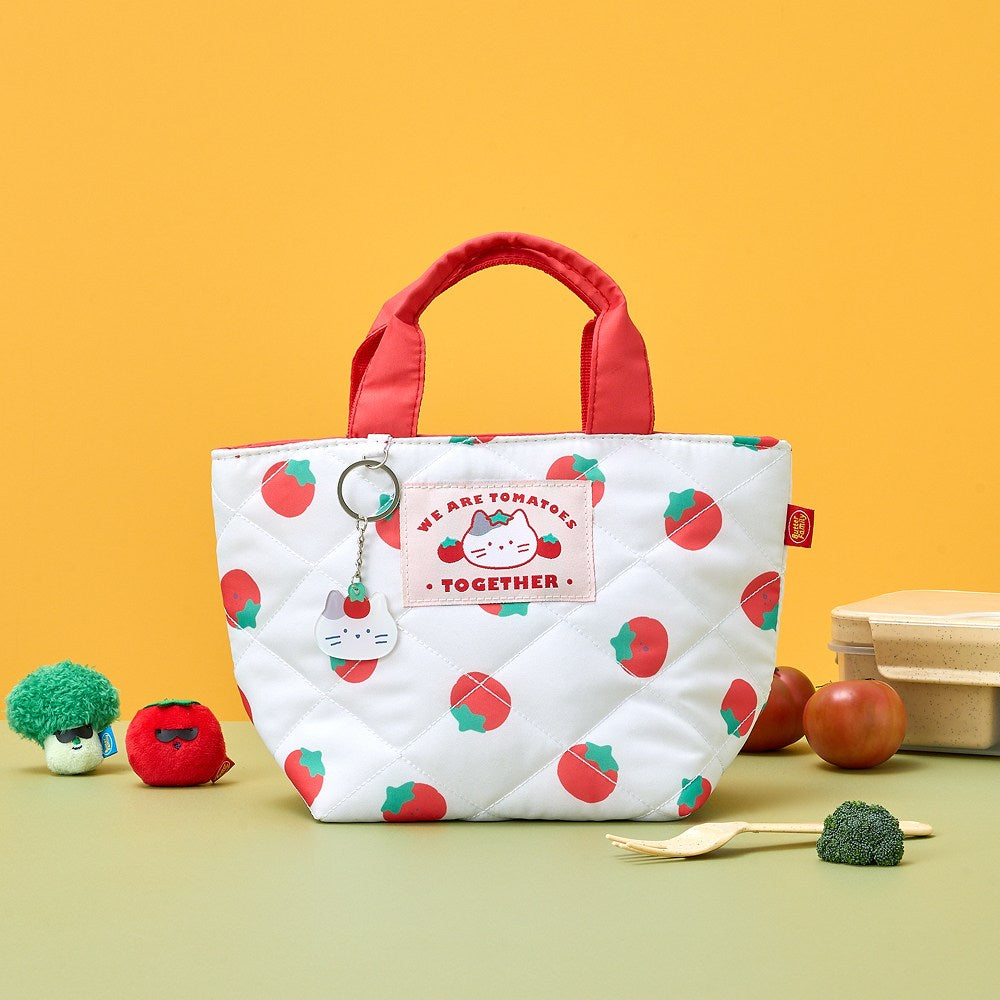 Butter Shop [Veggie Gang!] Tomato Lunch Bag with Acrylic Charm 保溫袋