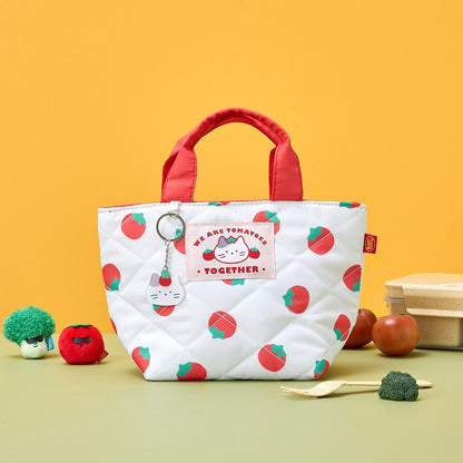 Butter Shop [Veggie Gang!] Tomato Lunch Bag with Acrylic Charm 保溫袋
