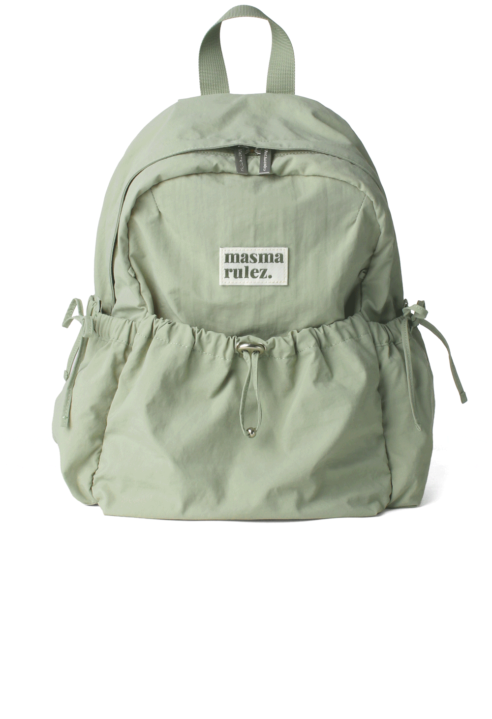 Masmarulez Mini ver. Ribbon Pocket Backpack_Fog green