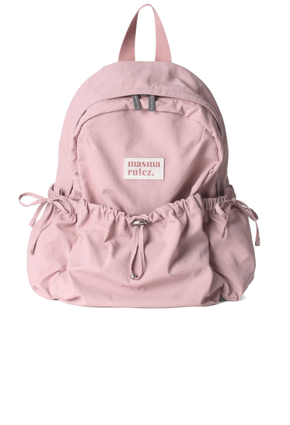 Masmarulez Mini ver. Ribbon Pocket Backpack_Pink
