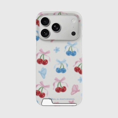 Blurry Cherry Phone Case (Hard/Card Storage/Magsafe)