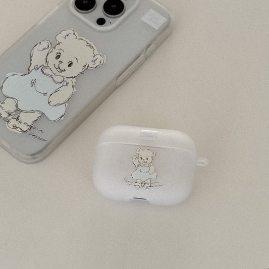 Mademoment Adorable Bear Airpods Case (半透明殼)