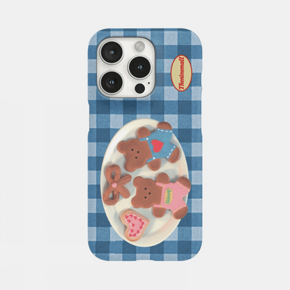 Gummy Cookie Check Pattern Phone Case (Hard/Card Storage/Magsafe)