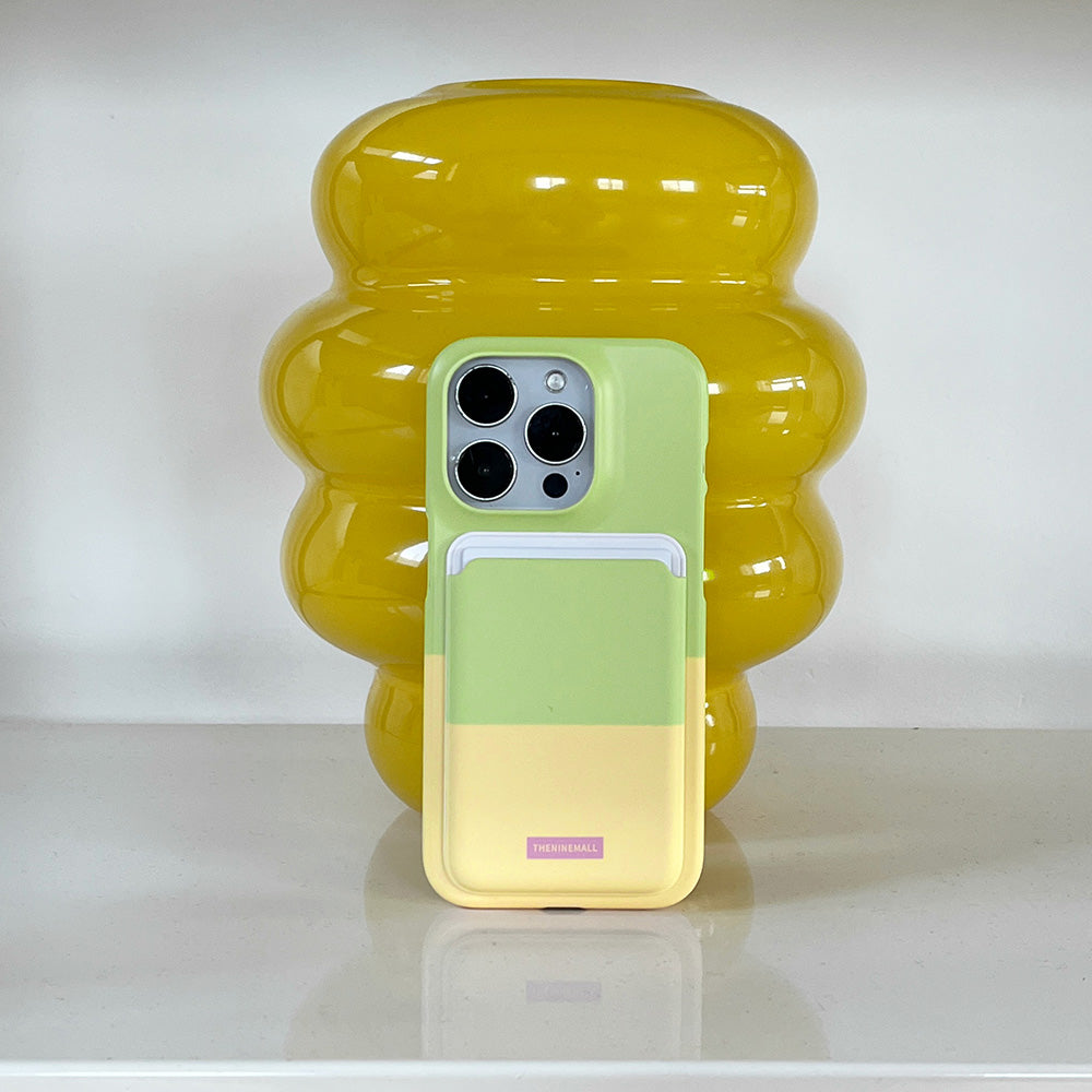 【Set】Half Coloring (Magsafe Hard) + Card Slot