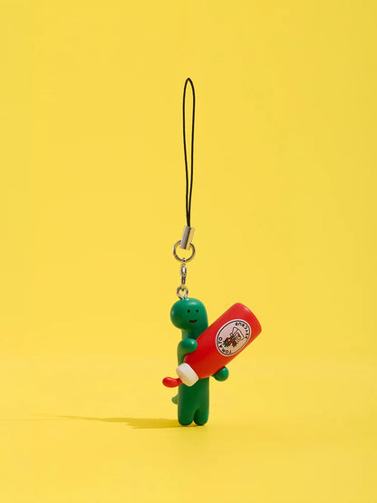 Joguman [You are what you eat] Random Figure Mobile Charm (6款隨機) 電話繩公仔盲盒