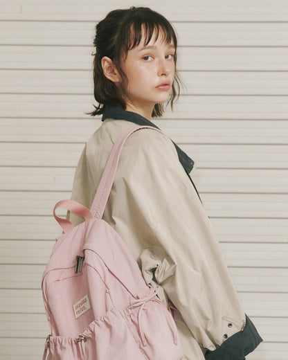 Masmarulez Mini ver. Ribbon Pocket Backpack_Pink
