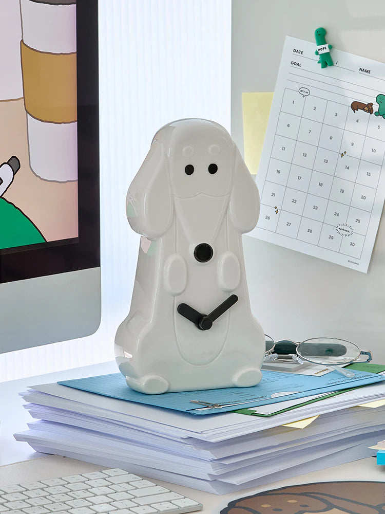 【新上架減$20🔥】Joguman X BMIX [Office] Woody Ceramic Clock 陶瓷桌上時鐘