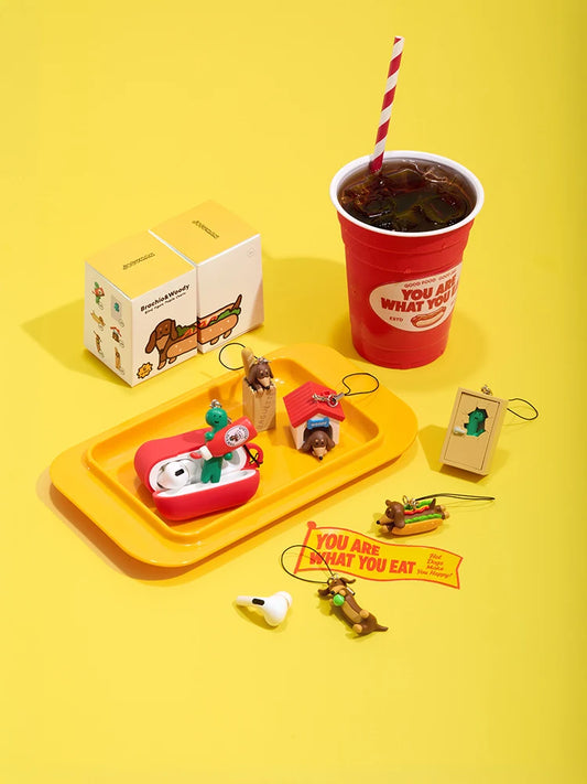 Joguman [You are what you eat] Random Figure Mobile Charm (6款隨機) 電話繩公仔盲盒