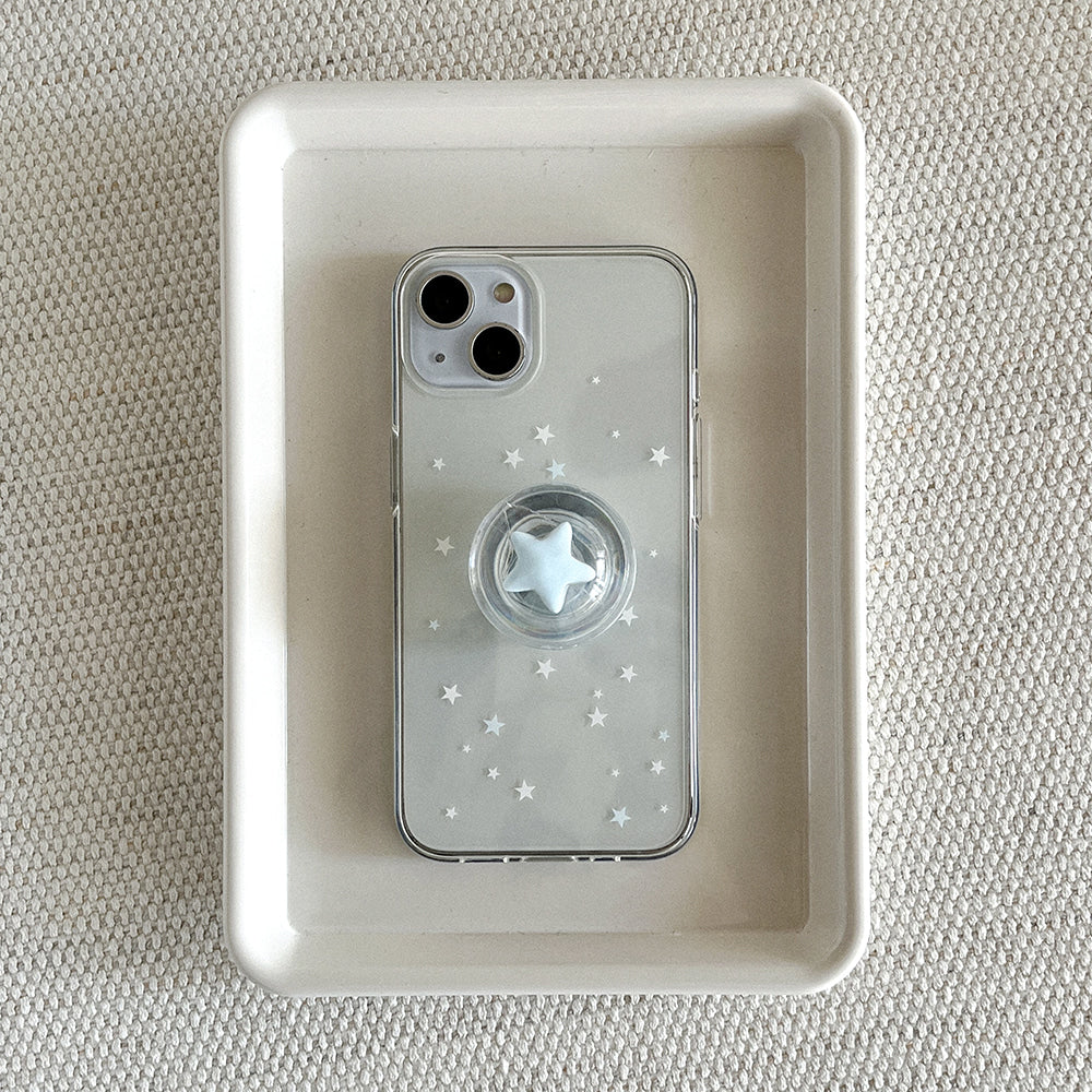 Twinkle Star Phone Case (Clear/Tank 透明/透明Tank款) (2色)