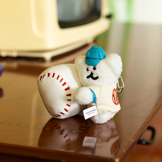 Dinotaeng BOBO Baseball Brrr Keyring 震動鎖匙扣