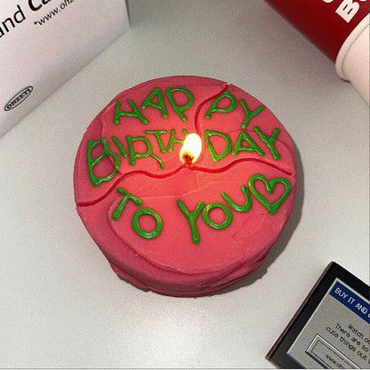 【自訂款】Lettering Cake Candle🎂蛋糕蠟燭