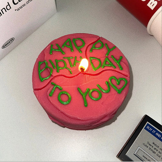 【自訂款】Lettering Cake Candle🎂蛋糕蠟燭