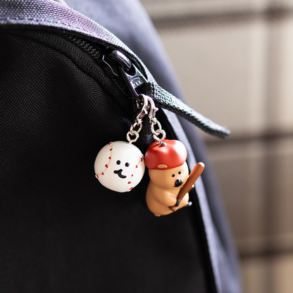 Dinotaeng Marshville Baseball Mini Charm (隨機1款/全5款購入)