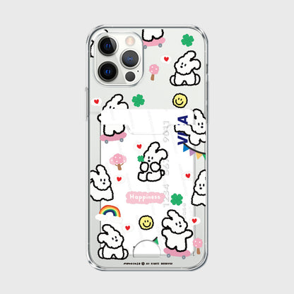 541 Happy ML-Molli (Card Pocket Jelly Case 透明插卡款)