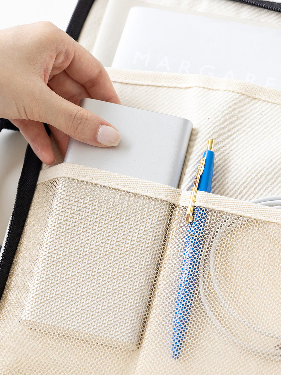 Romane Poodle Open Laptop Pouch (11/13/15 inch)