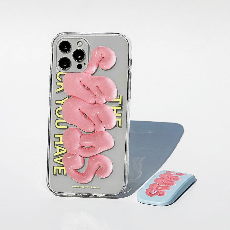 544 Seeds Pink Phone Case (Clear 透明殼)