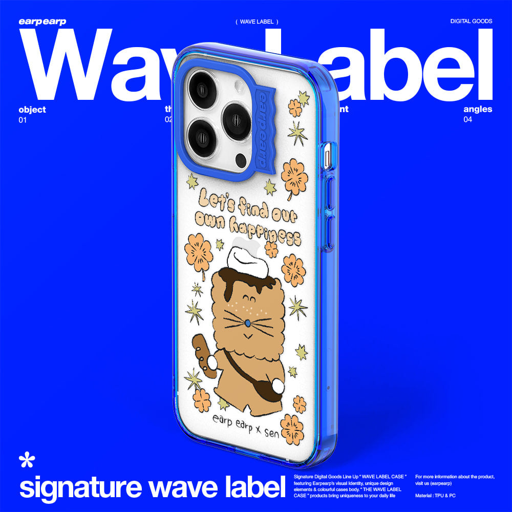 [EARP EARP X SEN] (Wave Label Clear Case) (13款)