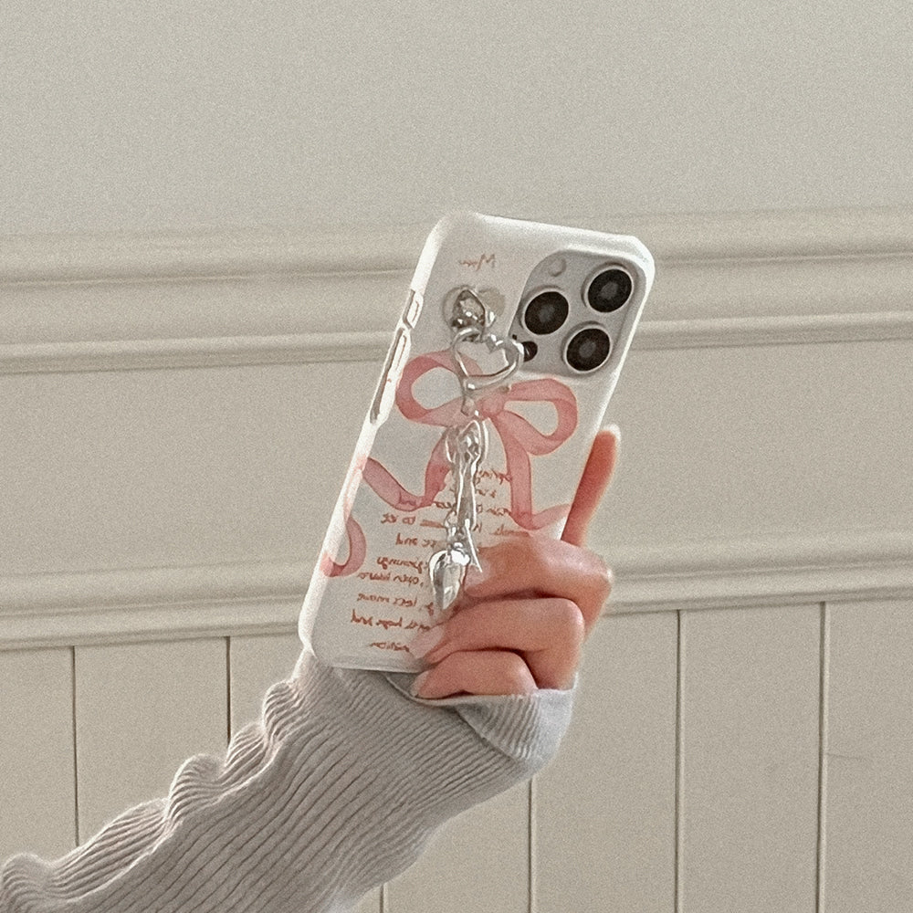 【Set】Spring Lettering(硬殼插卡款)+Tag holder+Keyring