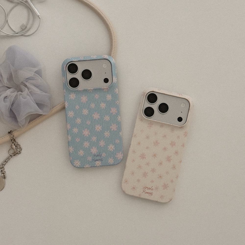 Cozy Flower Phone Case (Hard/Card Storage/Magsafe)
