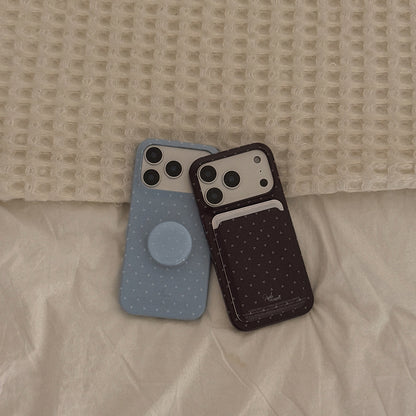 Minimal Dot Phone Case (Hard/Card Storage/Magsafe)