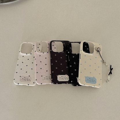 【Set】Small Ribbon Pattern (Hard 硬殼)+Tag Holder+Keyring