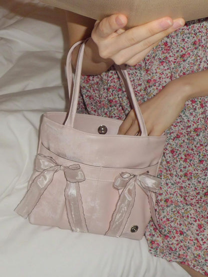 Ovuni Mini Easy Ribbon Bag_Pale pink
