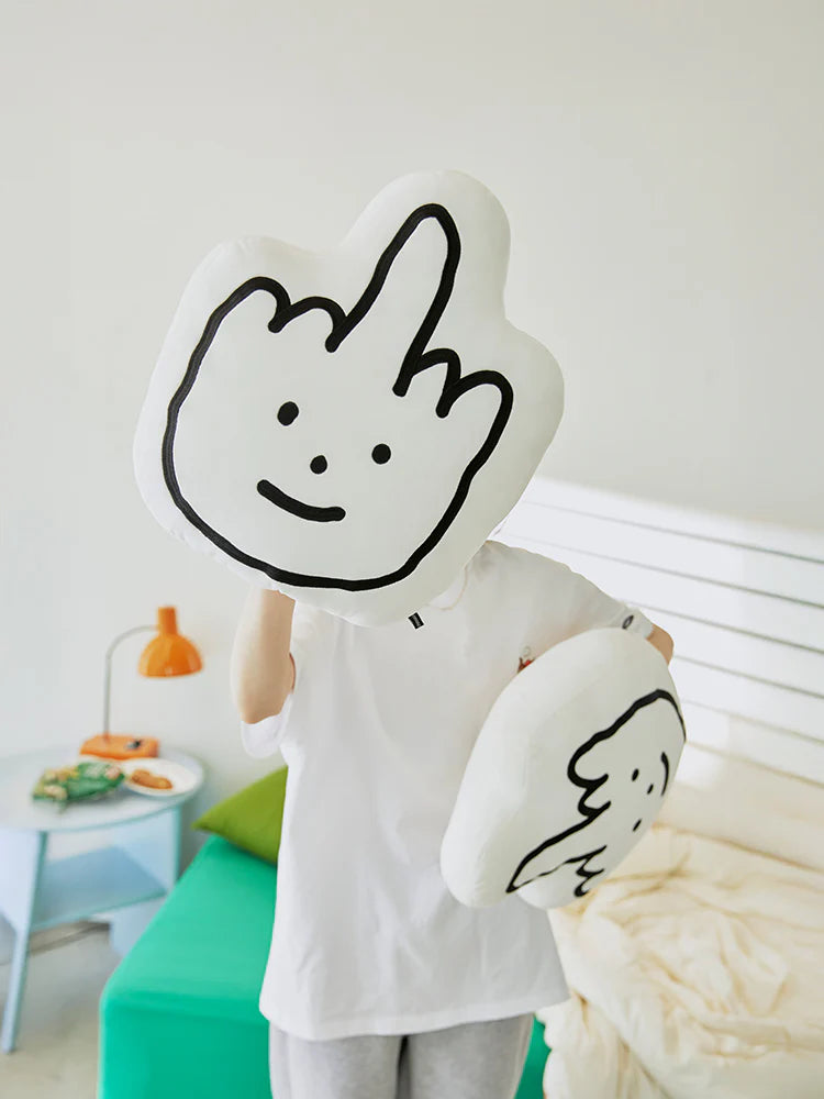 Joguman Studio Middle Finger Cushion (Throw Away)