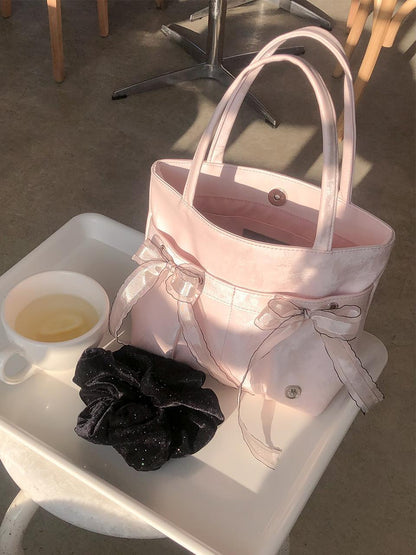 Ovuni Mini Easy Ribbon Bag_Pale pink