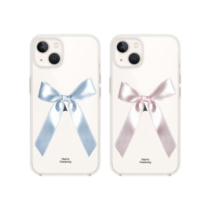 Peakdrawing Classic ribbon bow jelly hard case