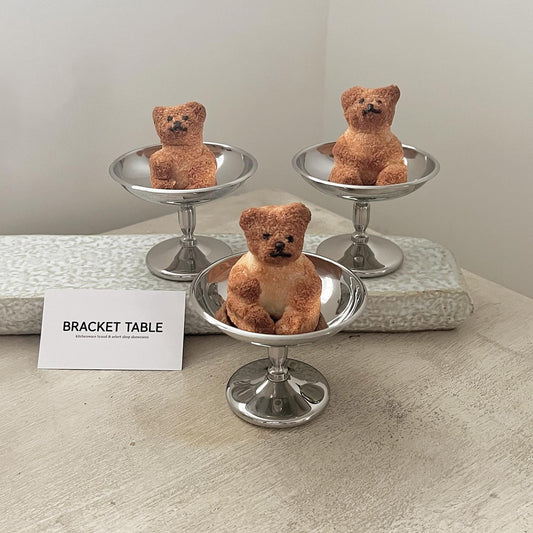 Bracket Table Hotel Steel Dessert Cup