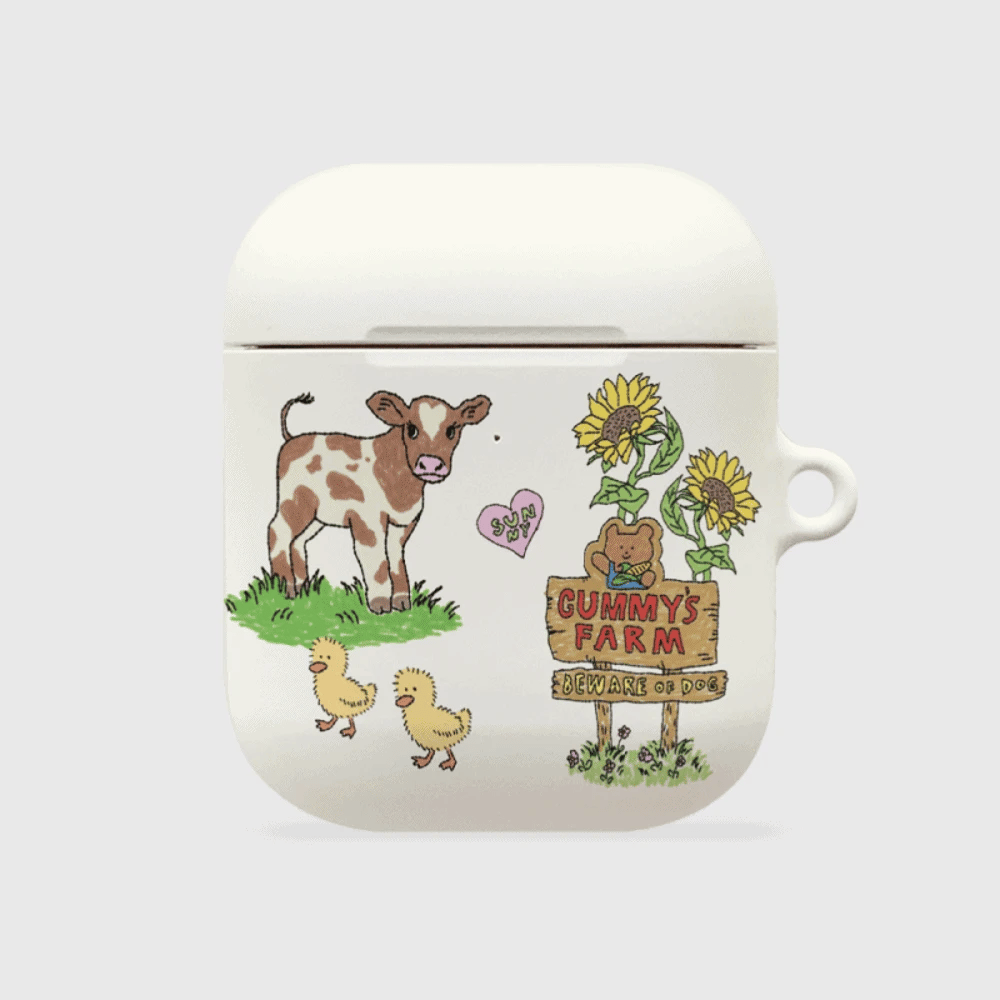 Gummys Farm Drawing Pattern Airpods Case (Hard 硬殼)