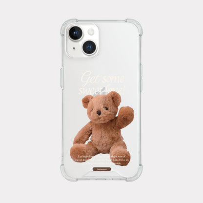 Sweet Some Teddy Phone Case (Clear/Tank Clear/Clear card storage)