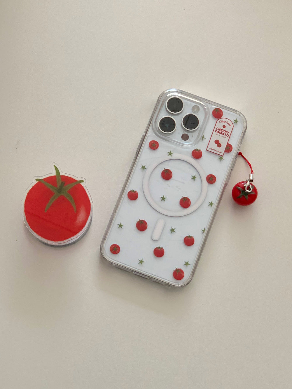 【加購價】Olivet Cherry Tomato Clear/Magsafe Case