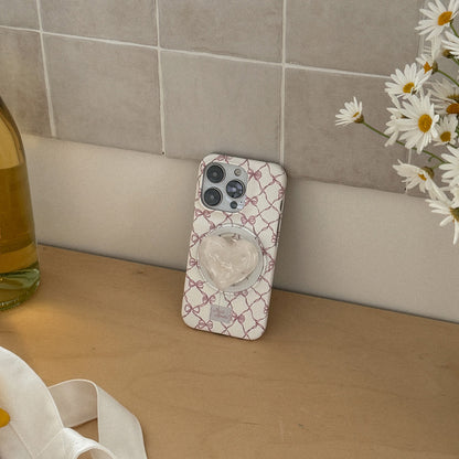 Ribbon Whimsy Phone Case (Hard/Card Storage/Magsafe) (3色)