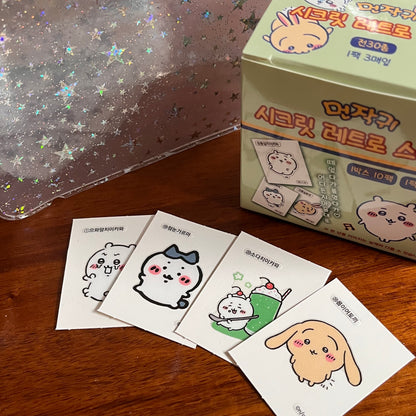 韓國Chiikawa Sticker Pack 貼紙 第1彈 (1包3P/全盒)