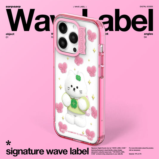 CLOVER CHICHI-PINK (Wave Label Clear Case)