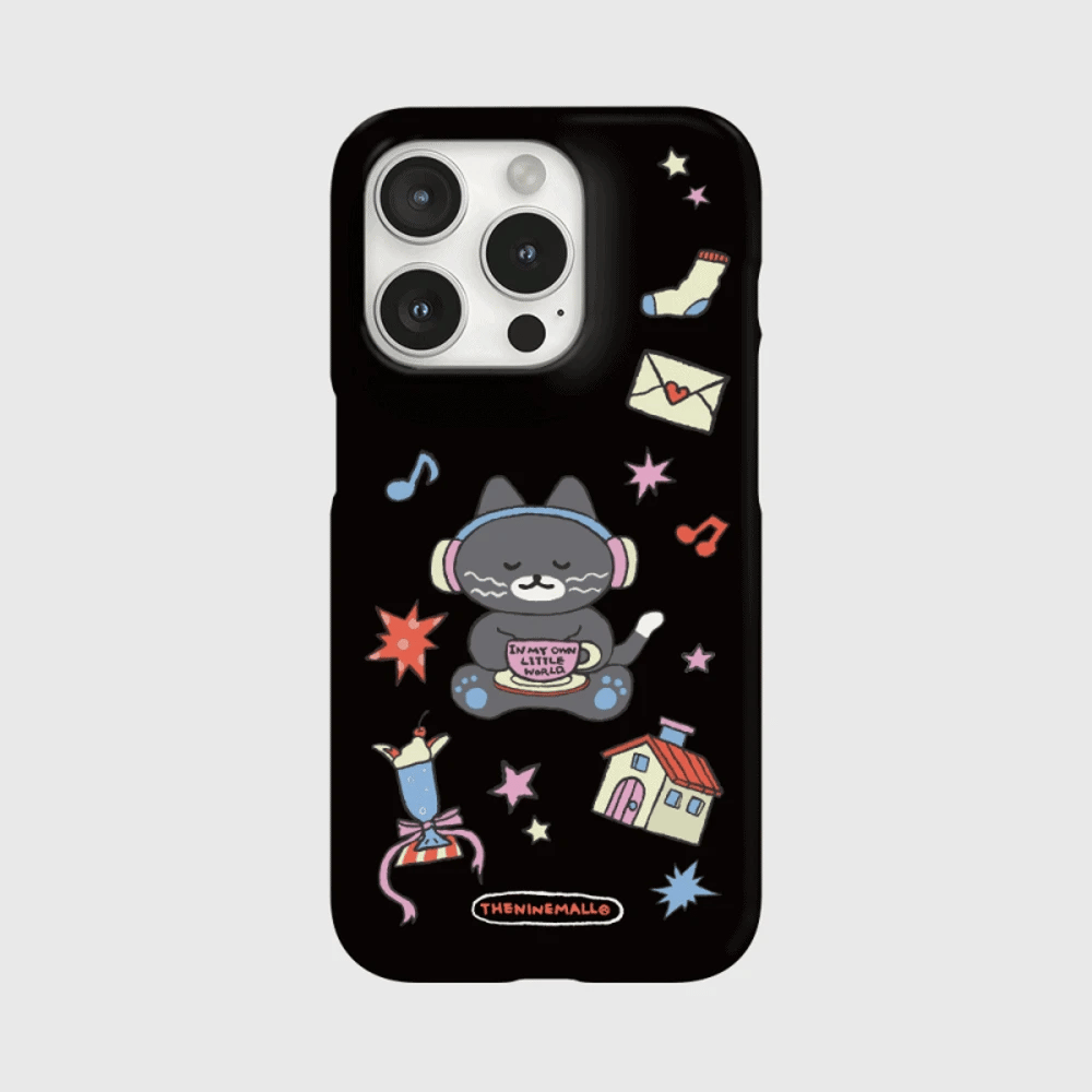 Time Off Hey Cat Phone Case (Hard/Card Storage/Magsafe)