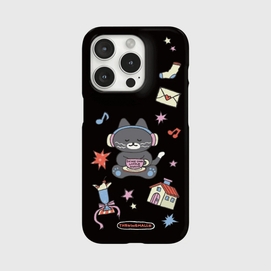 Time Off Hey Cat Phone Case (Hard/Card Storage/Magsafe)