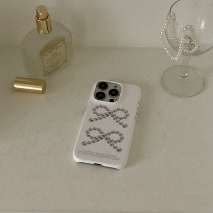 Pearl Glow Phone Case (Hard/Card Storage/Magsafe) (3色)