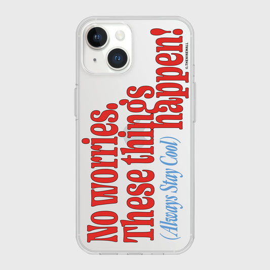 Vintage No Worries Phone Case (Clear/Tank Clear 透明/透明Tank款)