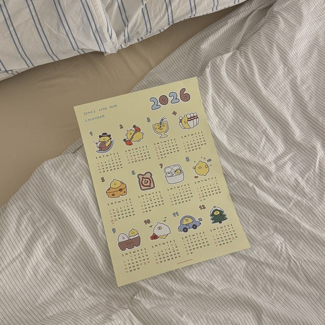 【新上架優惠🍋】Second Morning 2026 Calendar Poster